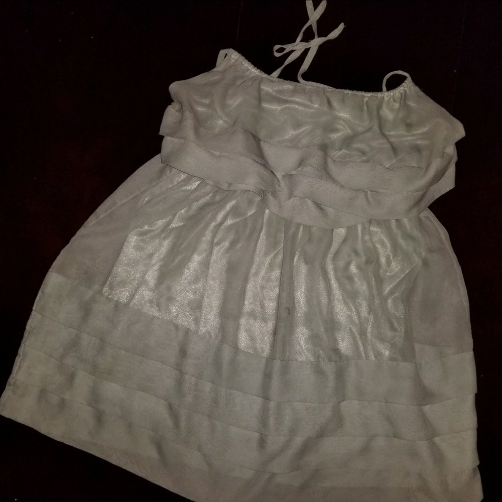String halter dress